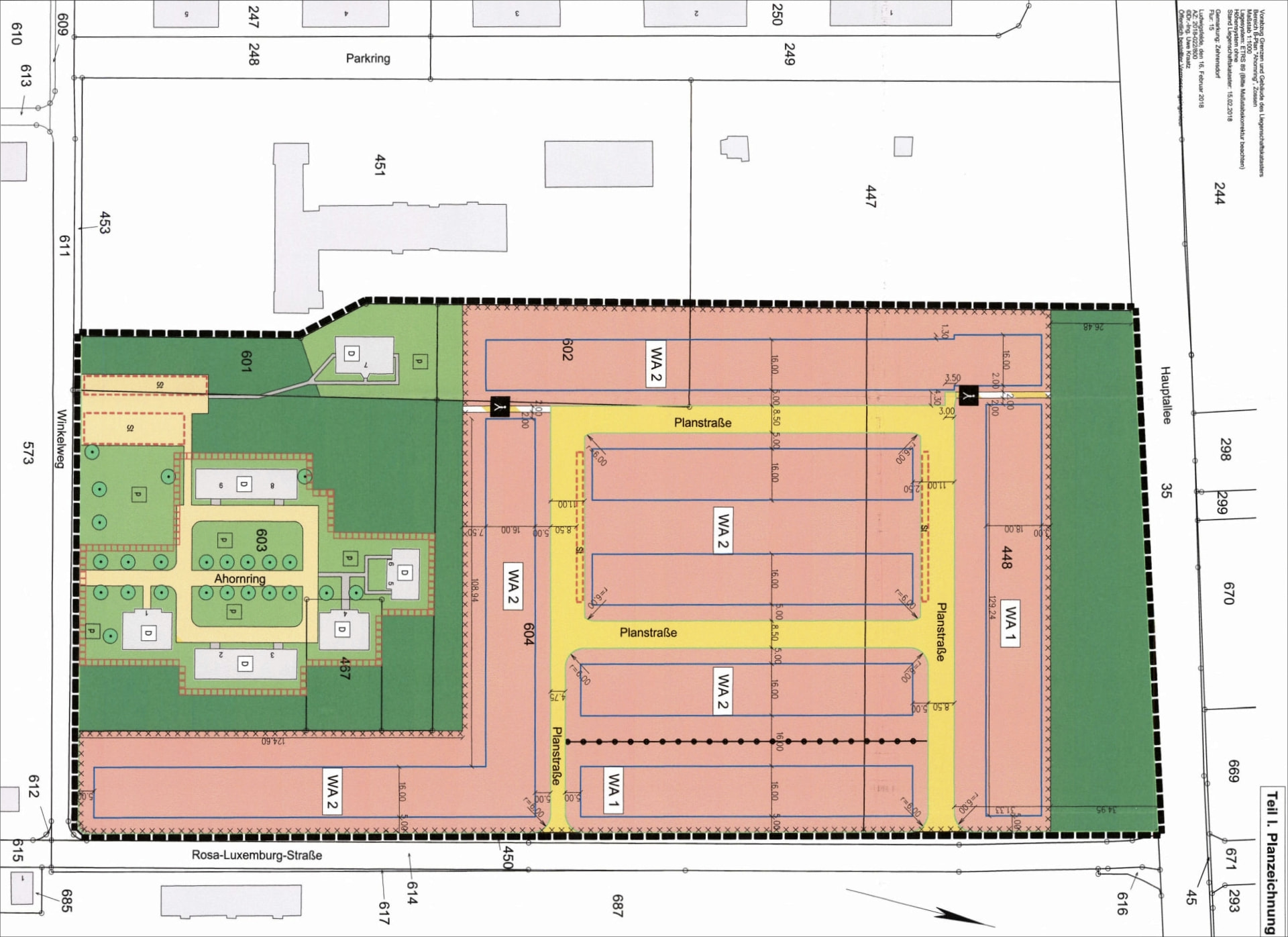 Bebauungsplan "Ahornring" OT Wünsdorf